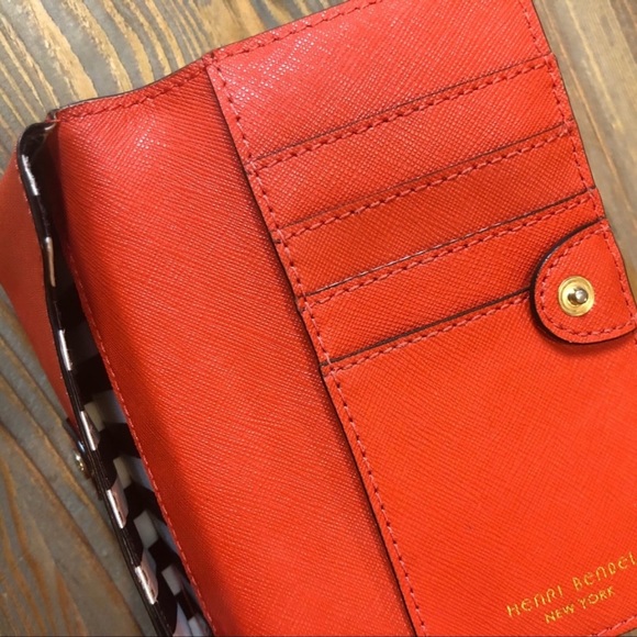 Henri Bendel Red Wallet and Case - Picture 4 of 9